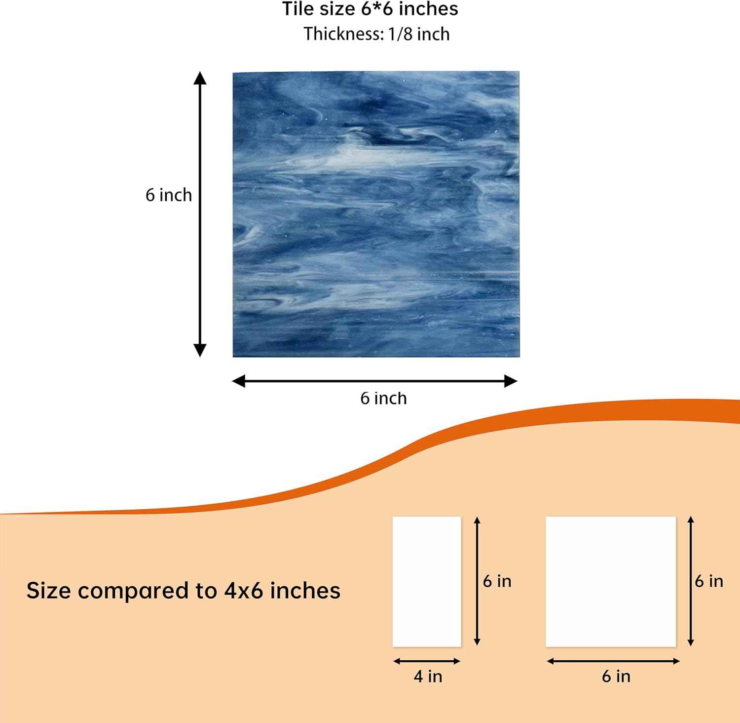 Stained Glass Sheets, 6 x 6 Inches, Set of 12, Cathedral Art Glass for Suncatchers, Crafts, DIY Decor (Black+White+Grey)，Black Stained Glass