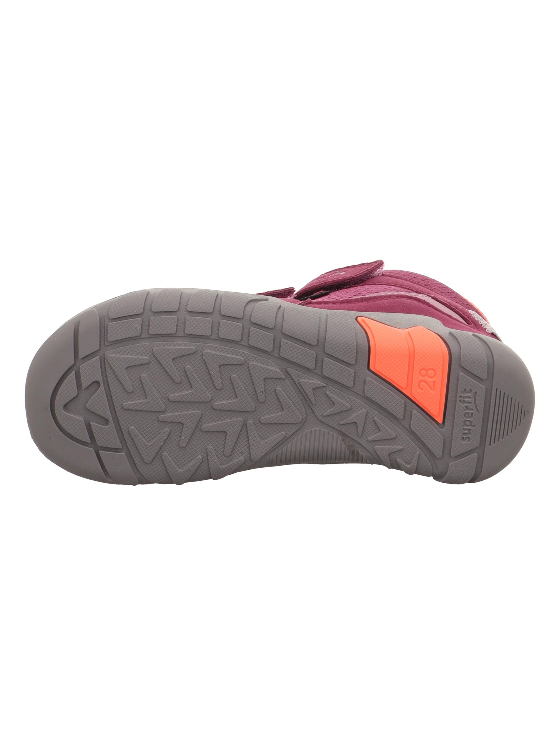Superfit Mädchen Trace Leicht Gefütterte Gore-tex Rot/Orange 5000 Sneaker, Rot Orange 5000, 28 EU