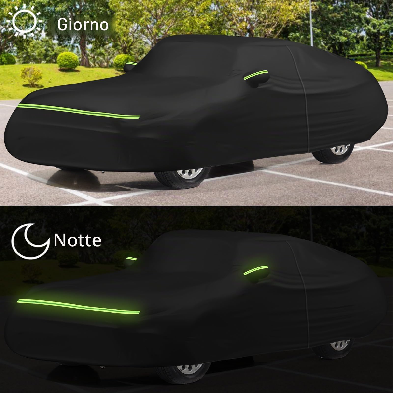 Telo Copriauto Sostituzione per Alfa Romeo Spider 1966-1994, Copertura Auto Protettiva Dell'auto, Telone per Auto Garage Completo Impermeabile Strisce Riflettenti Completo