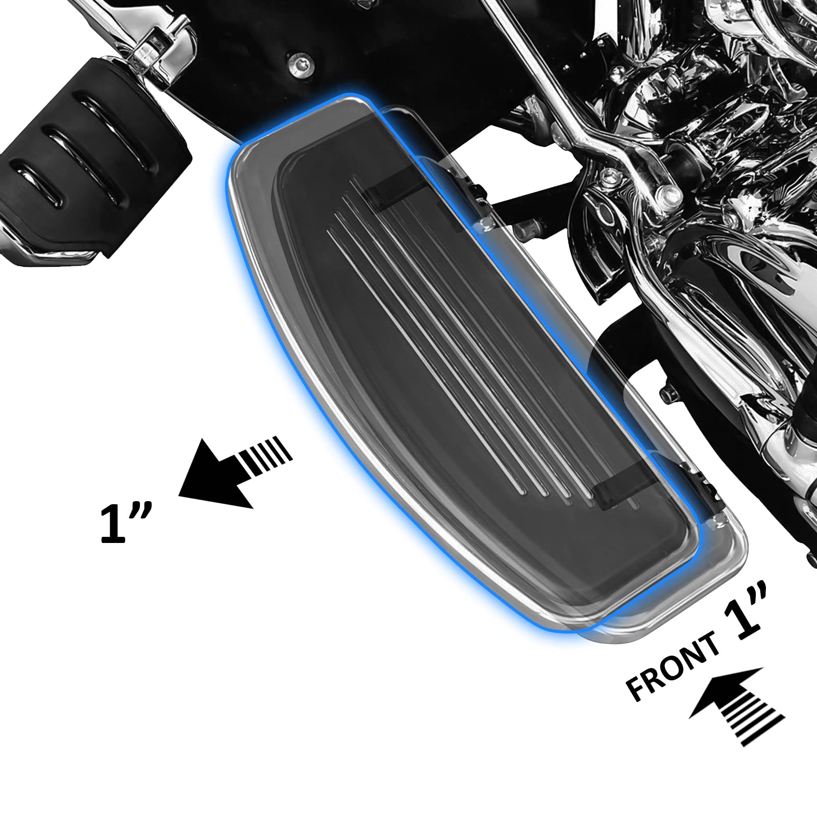Kuryakyn Driver Floorboard Relocation Brackets For Harley Touring 2017 2026
