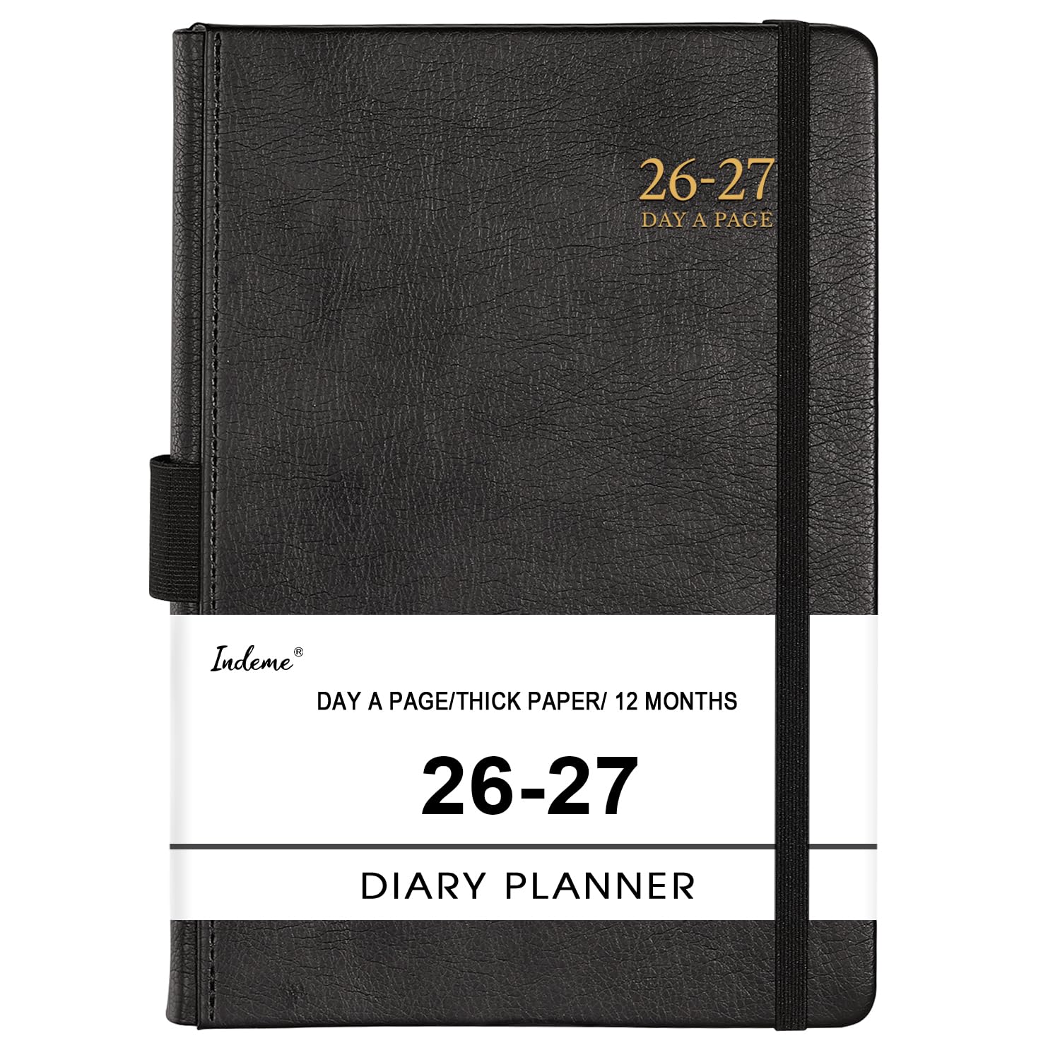 Academic Diary 2026-2027, Diary 2026-2027 Page a Day, Black