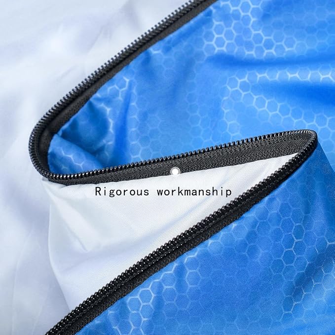 Coolzon Sleeping Bag the highest grade of 100% polyester fiber is used as the surface material,and hollow cotton is used as the fillerto ensure light weight,durability and easy to carry,