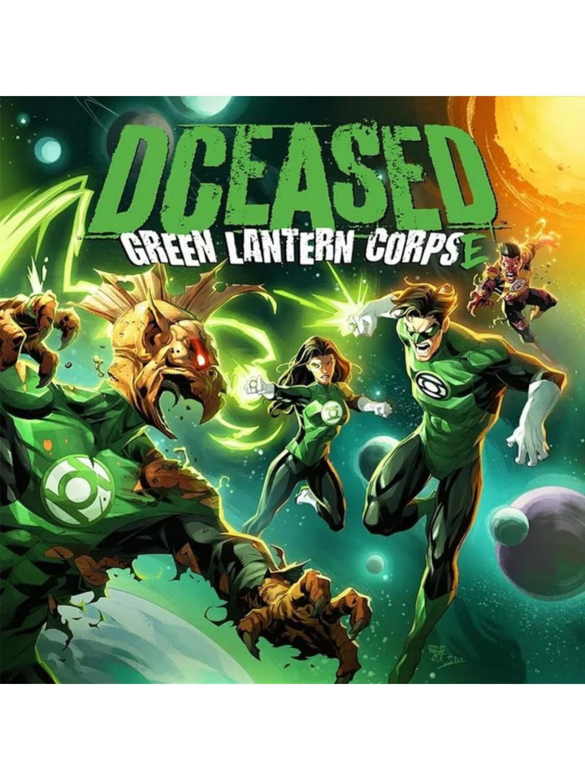CMON | Dceased: Green Lantern CorpsE | Board Game Expansion | Ages 14+ | 1-6 Players | 45-60 Minutes Playing Time