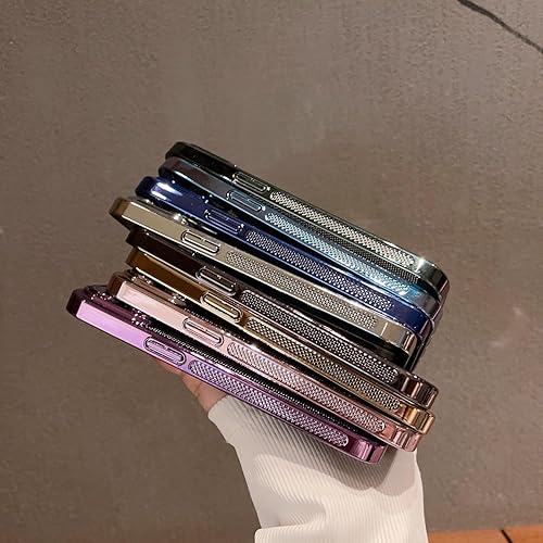 Miniatura 9 de Funda de refrigeración transpirable de disipación de calor para iPhone 14, 13, 12, 11 Pro Max, galvanizado, a prueba de golpes, delgada (para iPhone