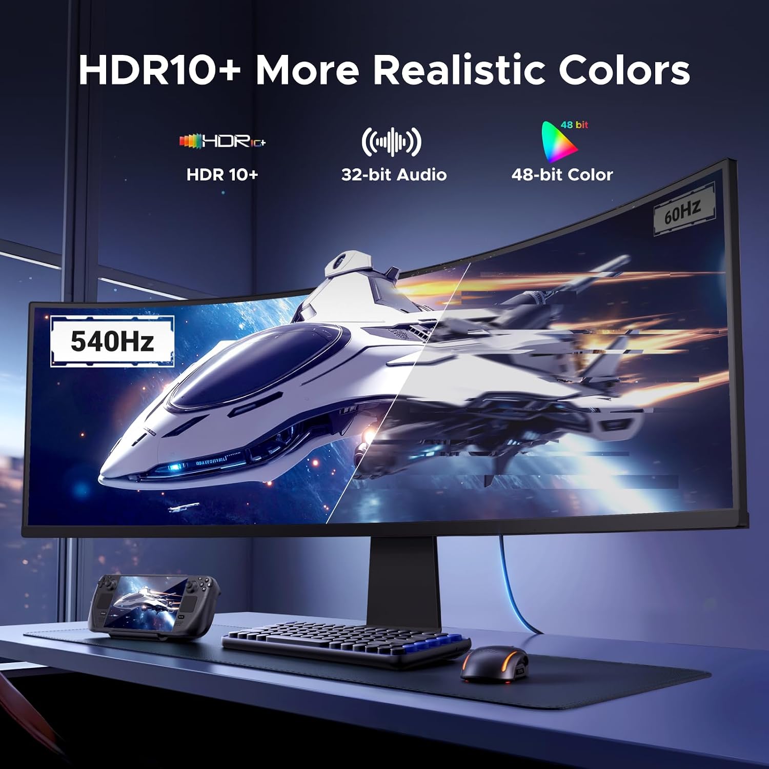 UGREEN 16K@60Hz 10FT 80Gbps Right Angle DisplayPort Cable DP 2.1 Cord 8K@240Hz 4K@240Hz High Speed Braid with 3D HDR HDCP2.3 DSC1.2a FreeSync G-Sync Compatible with PC Graphics RTX 5090 4090, HDTV