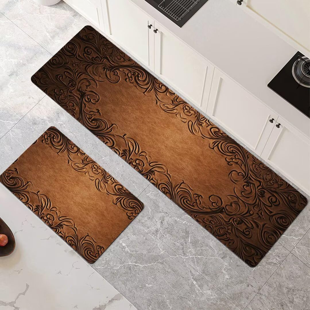 Tapis de cuisine absorbant lavable pour couloir entrée et salle de bain