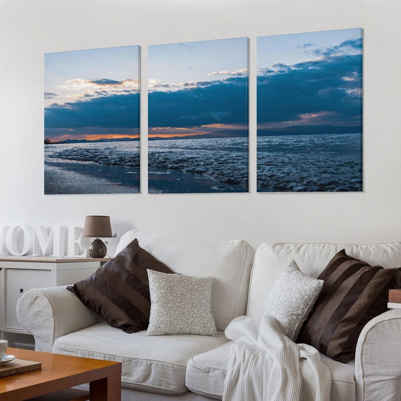 Amazon.co.jp: 3枚 滋賀県 彦根の琵琶湖 絵画 インテリア ポスター