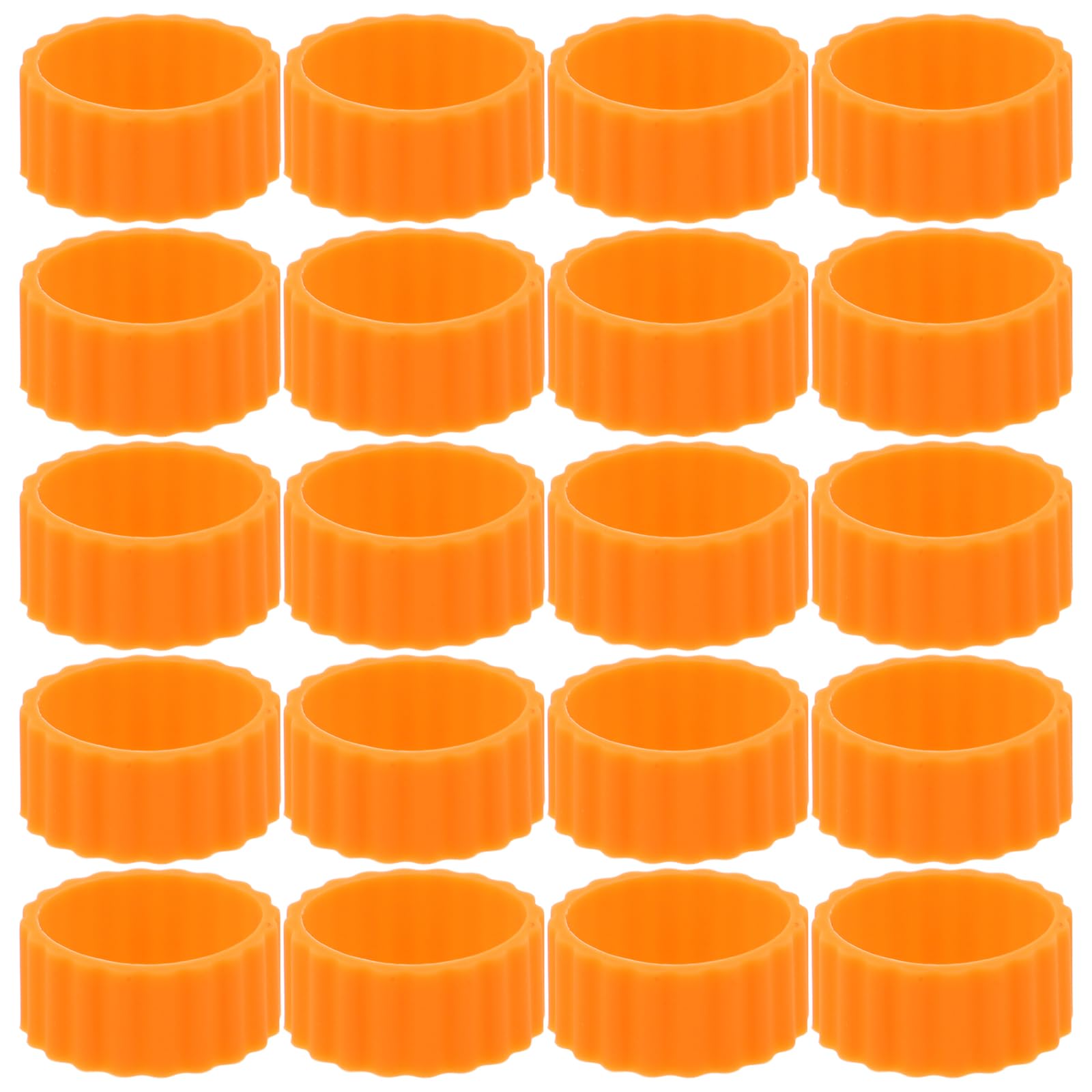 Ajusteurs bougie conique silicone orange anti-chute et glisse