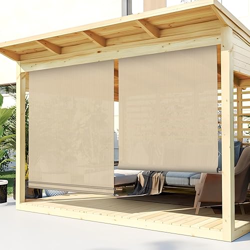 TANG Sunshades Depot - Cortina de rodillo para exterior