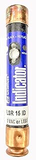 Littelfuse FLSR015.TXID Class RK5 UL Listed Fuse, Time Delay, 600V, 15 Amp, Indicating