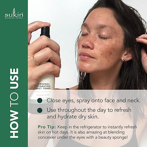 Miniatura 3 de Sukin Organics - Tóner hidratante para niebla, 4.23 onzas líquidas