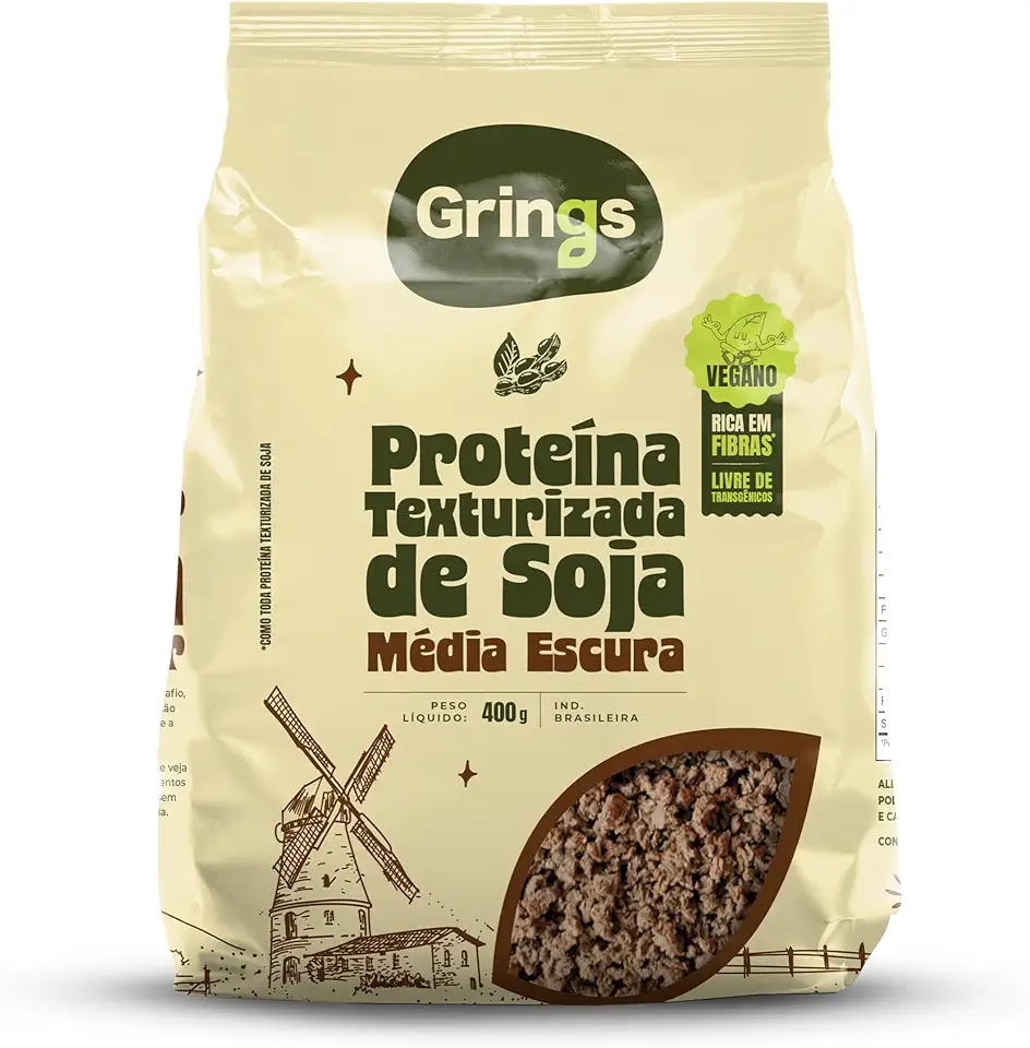 Proteína De Soja Média Escura Grings: sabor e qualidade