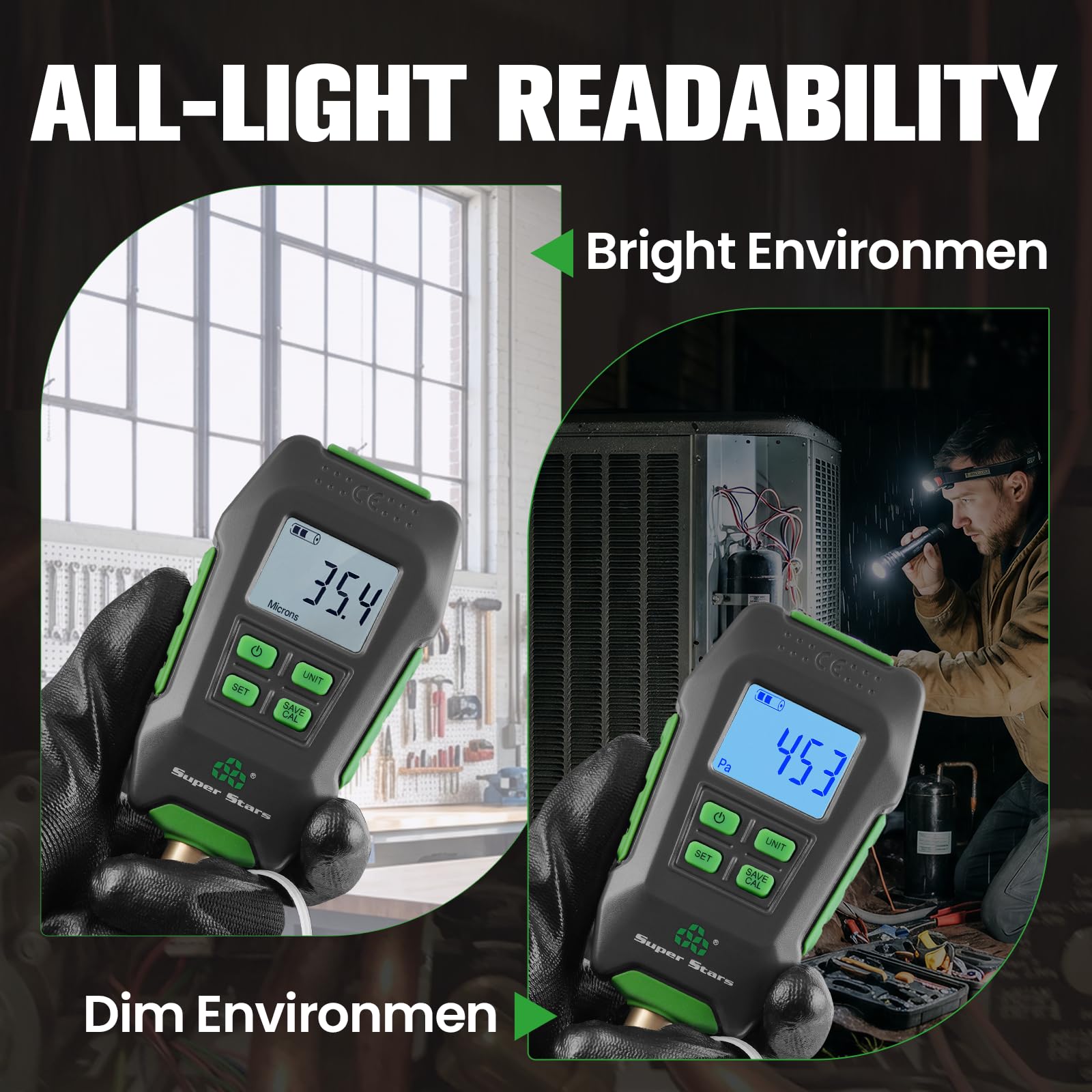 Digital Vacuum Gauge - HVAC Tester with FREE SHIPPING -6 Digital Vacuum Gauge - HVAC Tester with FREE SHIPPING -6