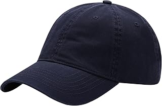 Oversize Cotton Baseball Cap Women, Extra Large Baseball Hat for Big Heads Men, Adjustable