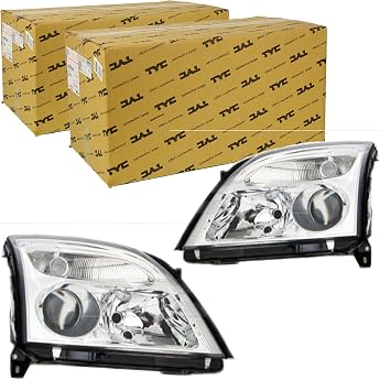 BandelOne Contains 2x TYC H7/H7 headlights left and right for Vectra C 02-2005 with Lwr