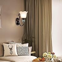 Vista 5 de Lámparas de pared europeas LED – Lámpara de pared de estilo industrial retro, lámpara de pared para dormitorio, pasillo, accesorios de vida, lámpara