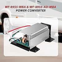 Vista 6 de WF-8955-MBA, 55 amperios para convertidor de potencia WF-8955PEC, carga inteligente de tres etapas para batería de plomo-ácido RV, compatible