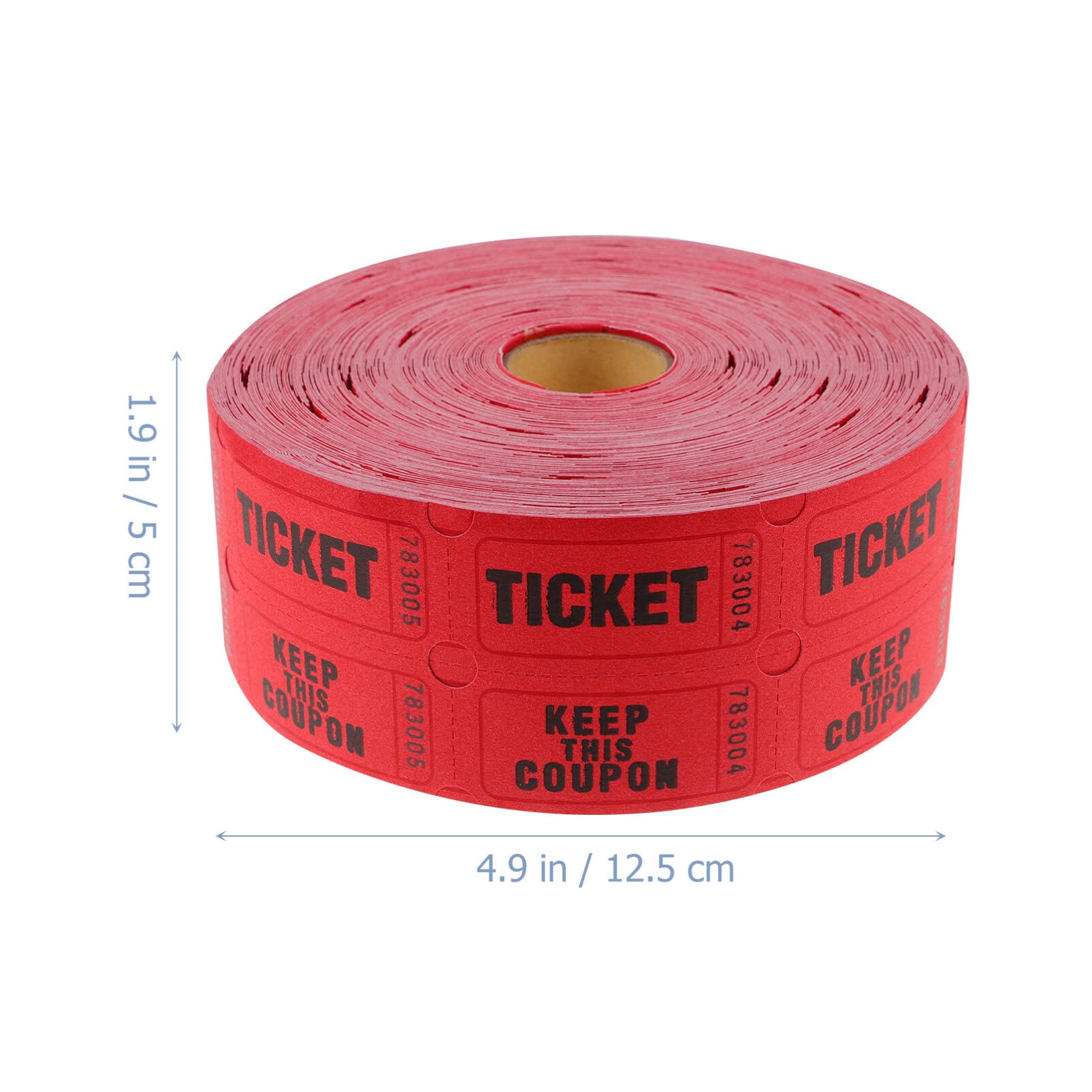 Rollo Rifa Boleto De Rifa Rojo Amazon.com: 500 Boletos L LIKED Para Rifa, Rojo