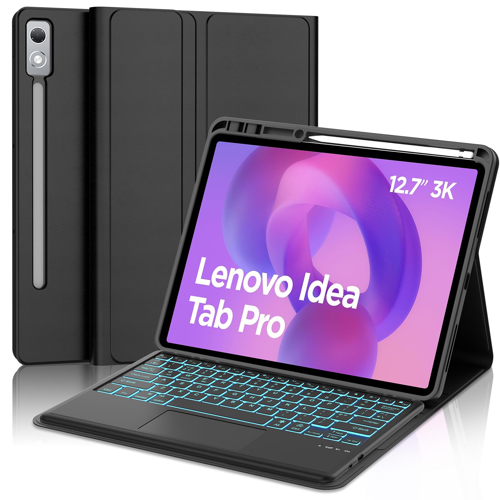 Keyboard Case with Touchpad for Lenovo Idea Tab Pro 12.7