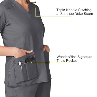 Wink WonderFLEX Women's Verity V-Neck Scrub Top