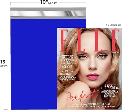 Miniatura 35 de Fuxury 500 sobres de polietileno de 10 x 13 pulgadas, bolsas de envío a granel para ropa, sobres de envío adhesivos fuertes para pequeñas empresas