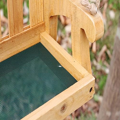 Miniatura 5 de JITEM Comedero para pájaros salvajes Retro Swing Comedero para pájaros Patio Jardín Villa Decoración Observación de aves Comederos para pájaros