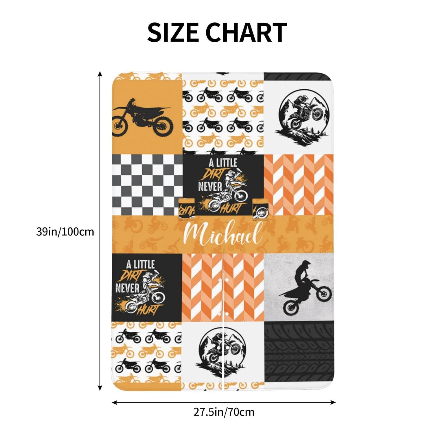 Personalized Baby Car Seat Canopy with Name – Custom Motocross Car Seat Cover for Baby Boys – Infant Stroller Cover for Breastfeeding, Nursing & Newborn Carseat Canopy
