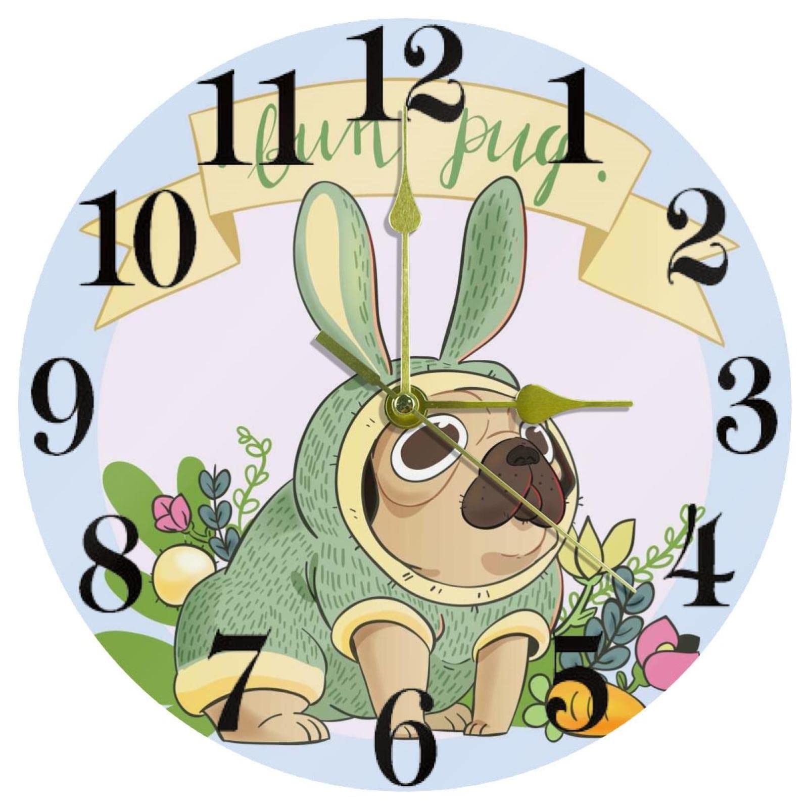 Horloge murale silencieuse carlin 25cm à pile pour cuisine