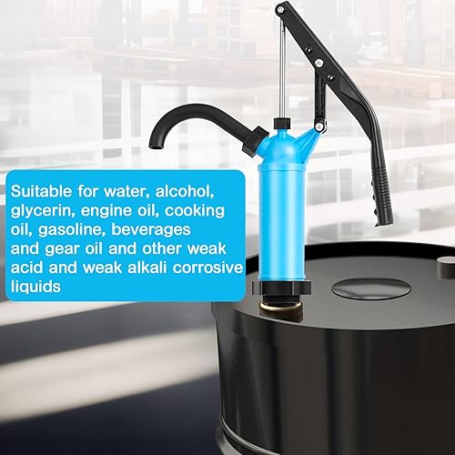 Miniatura 4 de WILLBOND Bomba de barril Llave de tambor para bomba de tambor se adapta a 5 a 55 galones herramienta de abridor de tambor para abrir 10 15 20 30 55