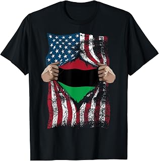 Pan African Unia Flag Shirt | Loyal Afro-Americans USA Gift T-Shirt