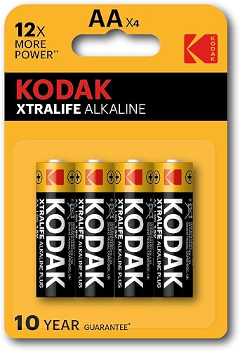 BATTERY AA XTRALIFE ALKALINE CRD 4