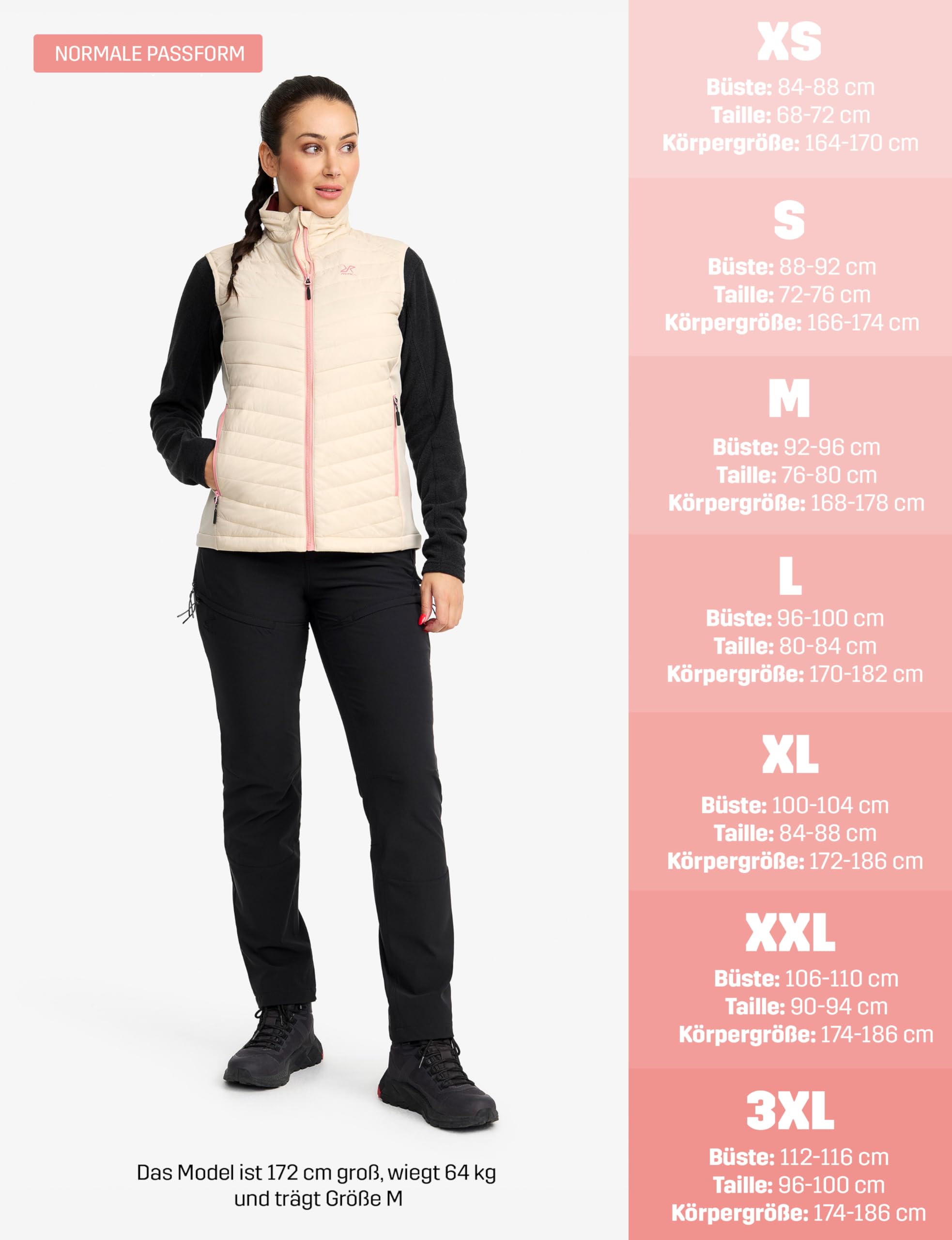 RevolutionRace Radical Insulate Vest für Damen, Leichte und isolierende Weste für den täglichen Gebrauch und alle Outdoor-Aktivitäten