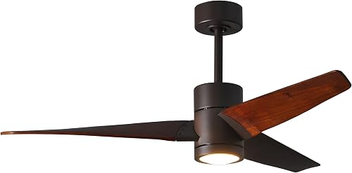 Matthews SJ-TB-WN-52 Super Janet Damp Rated 52" Ceiling Fan with LED Light and R