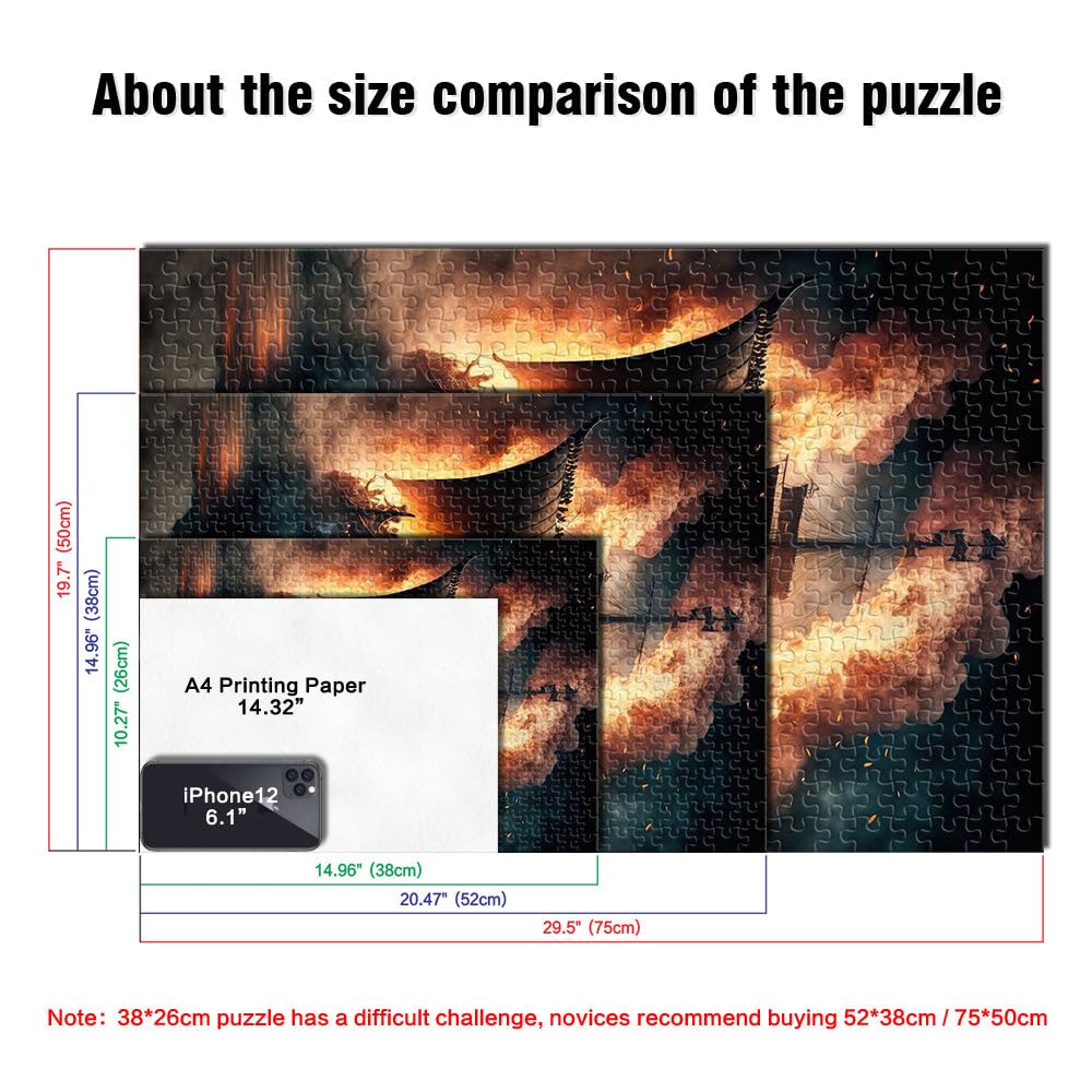 puzzle 2000 pezzi per adulti Nave pirata Giocattoli che creano dipendenza e sfidano l'intelligenza del cervello Regali di compleanno 70x100cm
