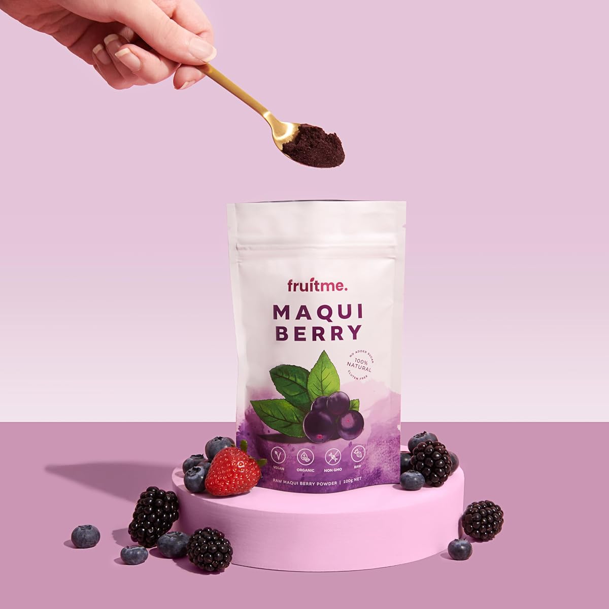 Terrasoul Superfoods Raw Organic Maqui Berry Powder view 3