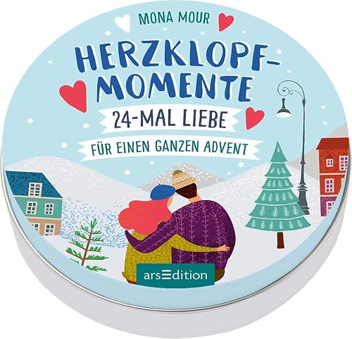 Adventskalender in der Dose. Herzklopfmomente: 24-mal Liebe für einen ganzen Advent | Schönes Geschenk für Romantik-Fans, mit 24 Liebesgeschichten