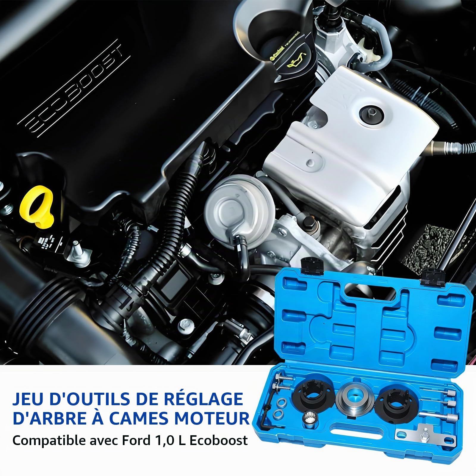 Kit Calage Distribution Compatible avec Ford 1.0L Ecoboost