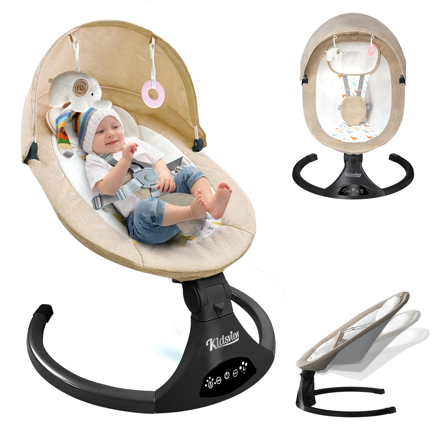 Baby Swing Bluetooth Baby Swing for Infant Portable