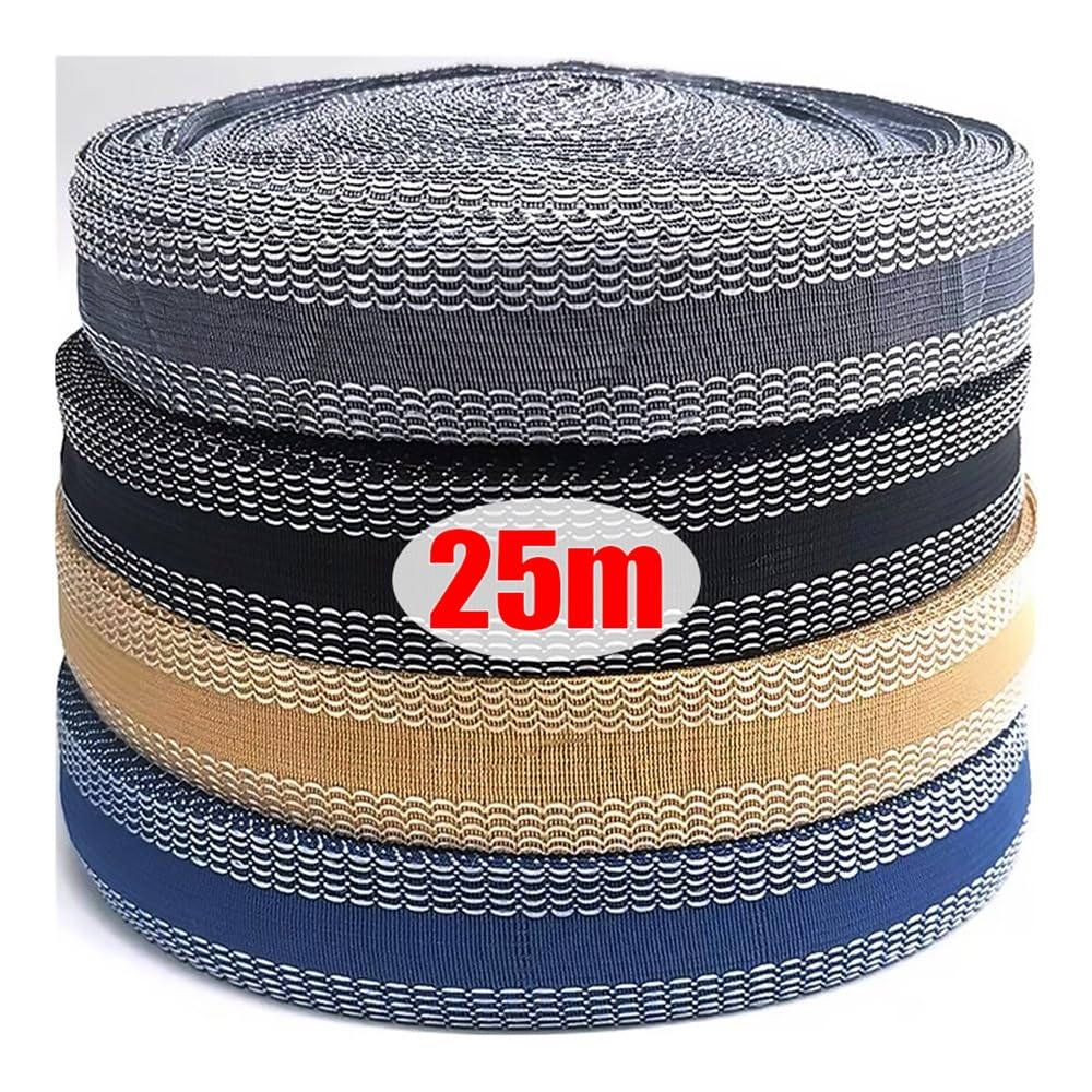 Säumband Bügelband zum Bügeln, Selbstklebendes Klebeband for Hosen, Hosen, Kanten, Jeans, Kleidung, Länge, Verkürzung, Reparatur, Saumbänder for Aufbügeln, DIY-Nähzubehör(Black,25M)