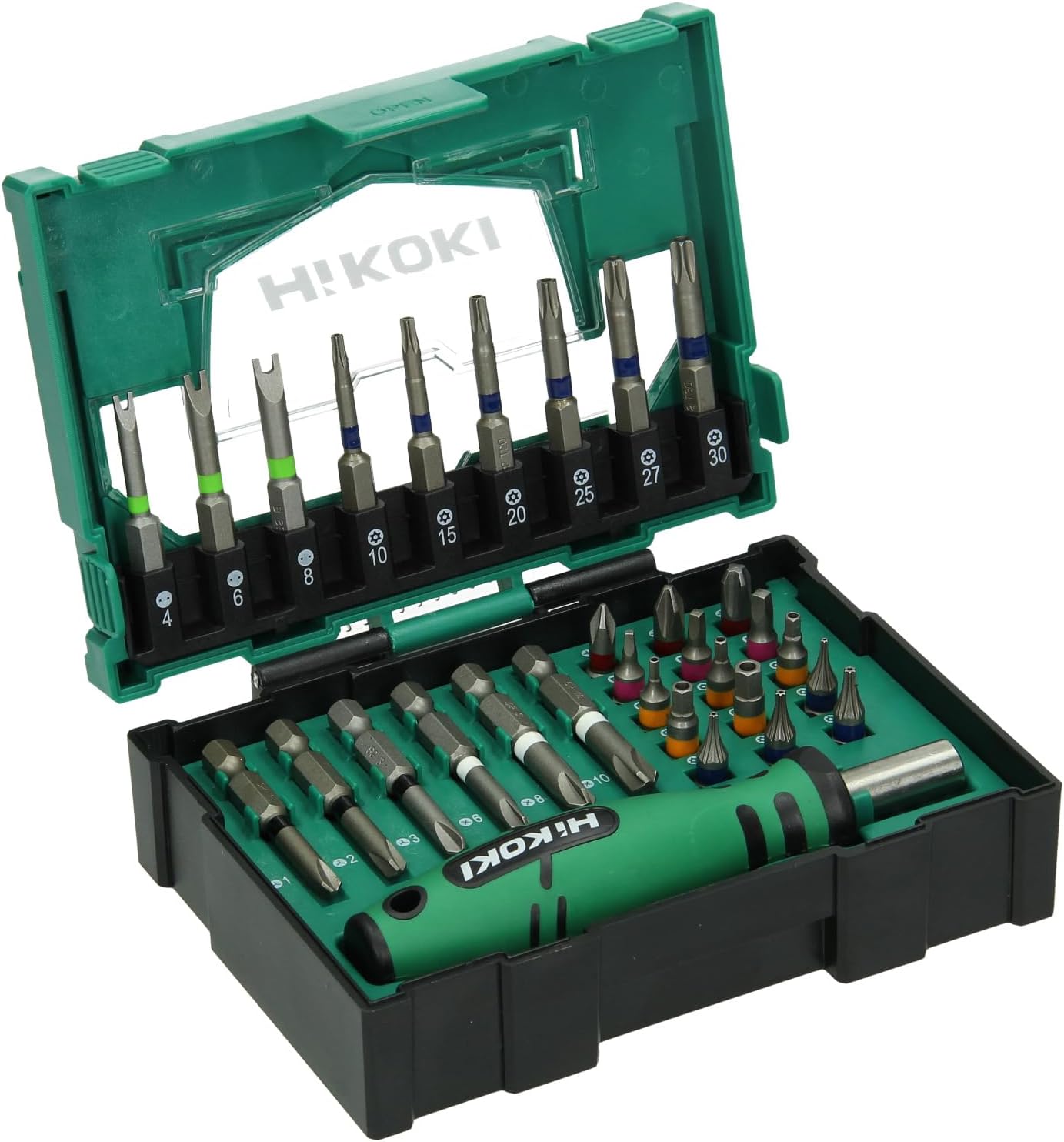Hitachi 400.300.23 Stackable Accessory Security Bit Set (31 Pieces)