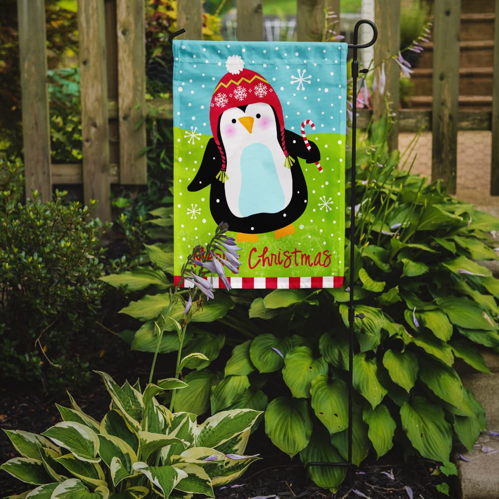 Caroline 's Treasures vha3015gf Merry Christmas Happy Pinguin Flagge Garten, klein, multicolor