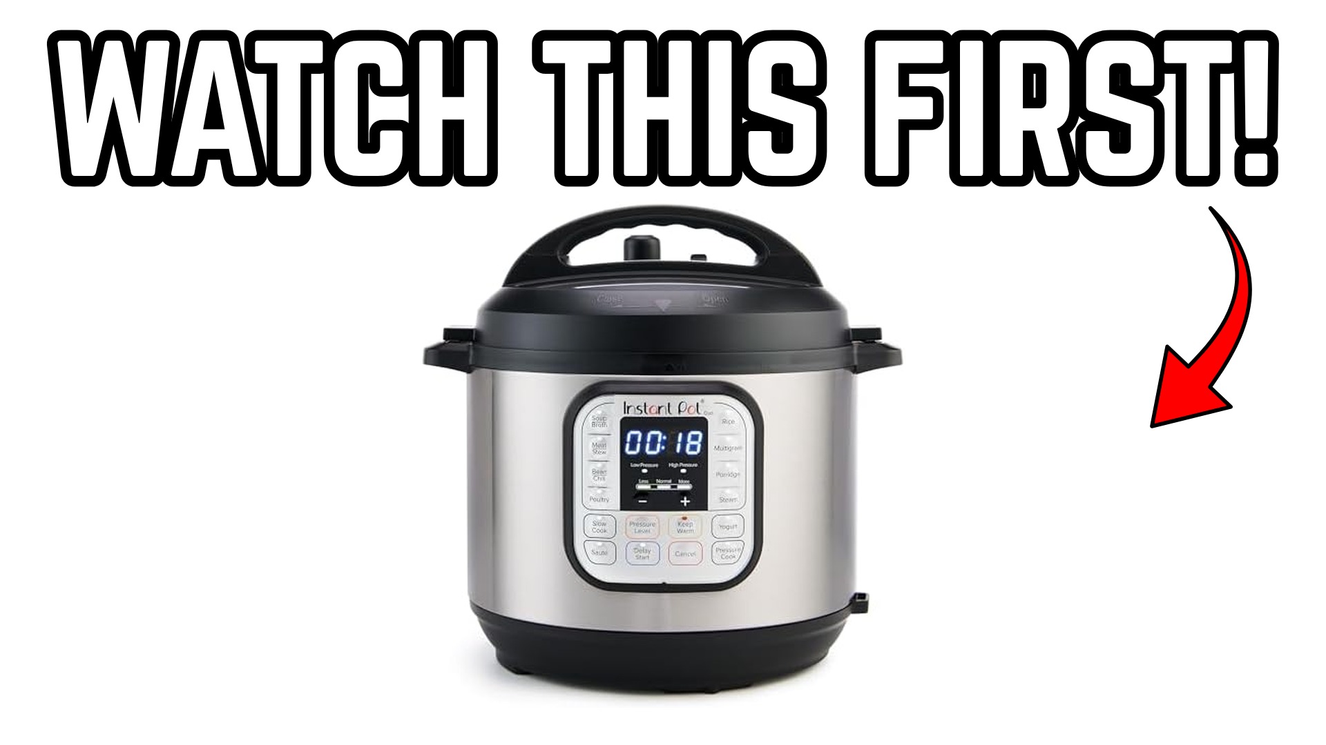 Watch Instant Pot Duo 6 Qt 7 in 1 Electric Pressure Cooker on