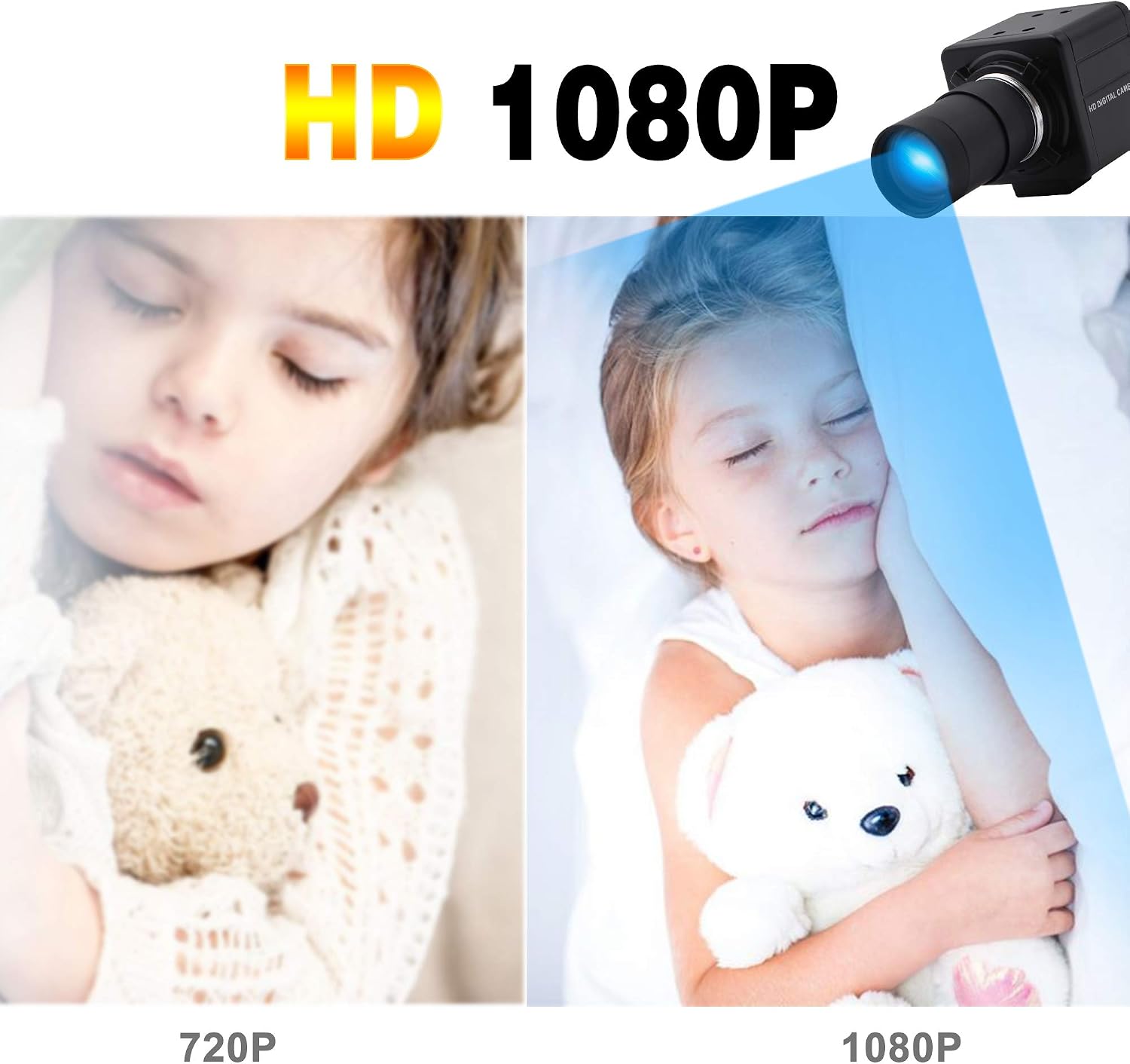 Exсluѕіvе Dіѕсоunt 🔥 ALPCAM 2MP 1080P Webcam with H.264 Format and 0.01LUX Low Illumination USB Camera,FHD 5-50mm Varifocal Lens Sony IMX322 Sensor USB Web Camera for Video Conference,Compatible with Android,Windows,Linux
