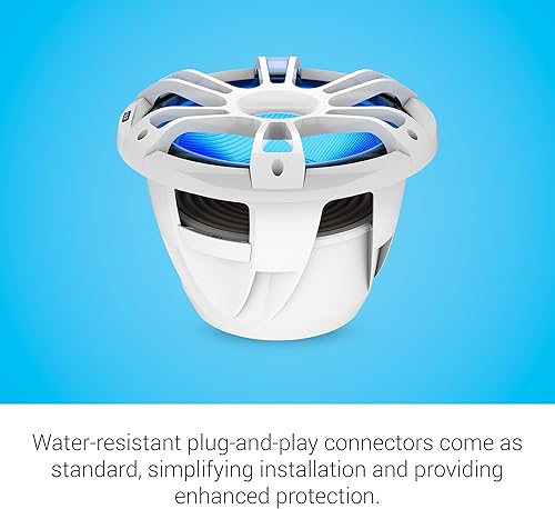 Miniatura 5 de Garmin Fusion® Signature Series 3i Subwoofers marinos, 12" 1400 vatios CRGBW Sports White Marine Subwoofer