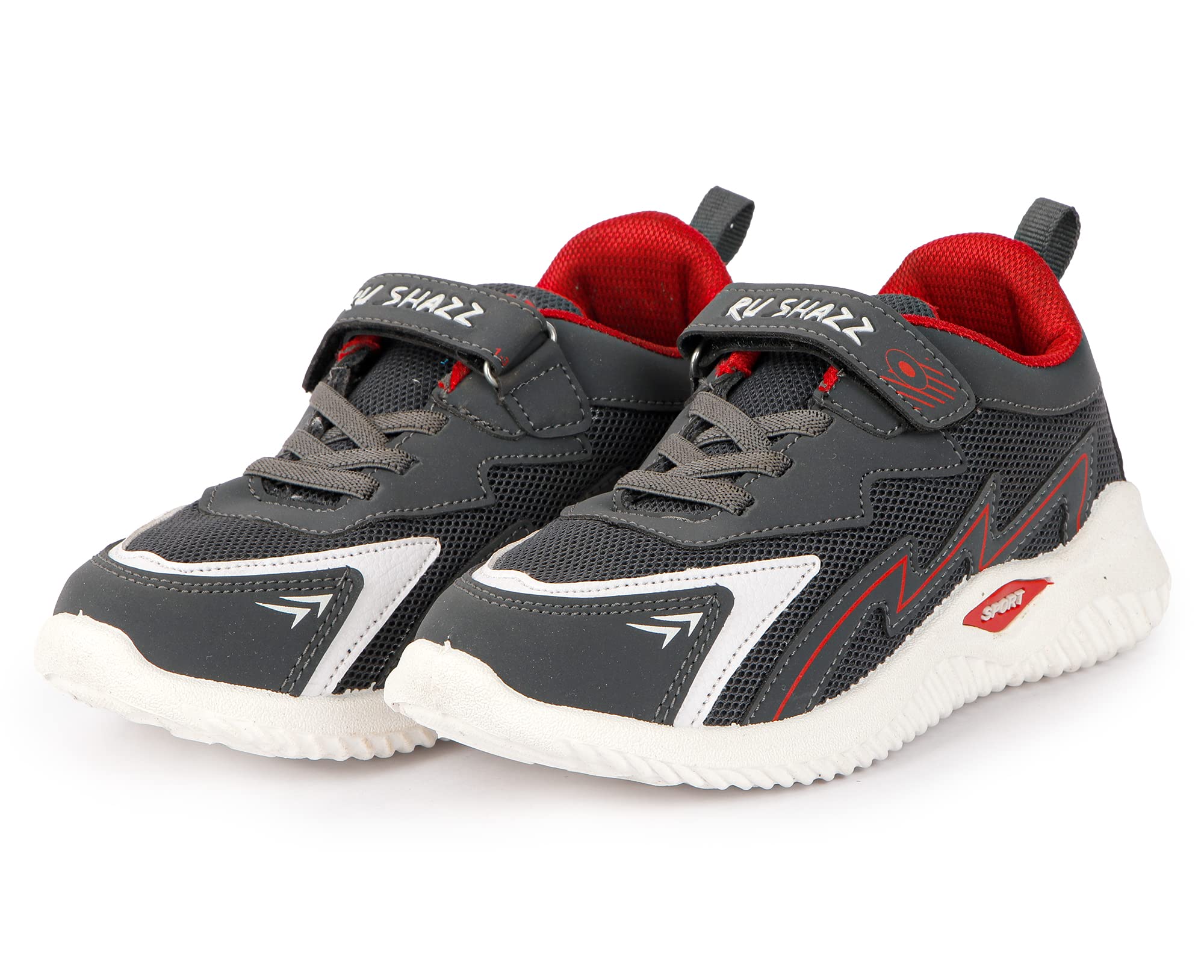 RU SHAZZ Casual Shoes for Kids Boys & Girls Sporty Design Slip-On Light Weight Sneakers for Children-Model-Waves,Size-12,Grey (B0C43PHGKL) Amazon Price History, Amazon Price Tracker