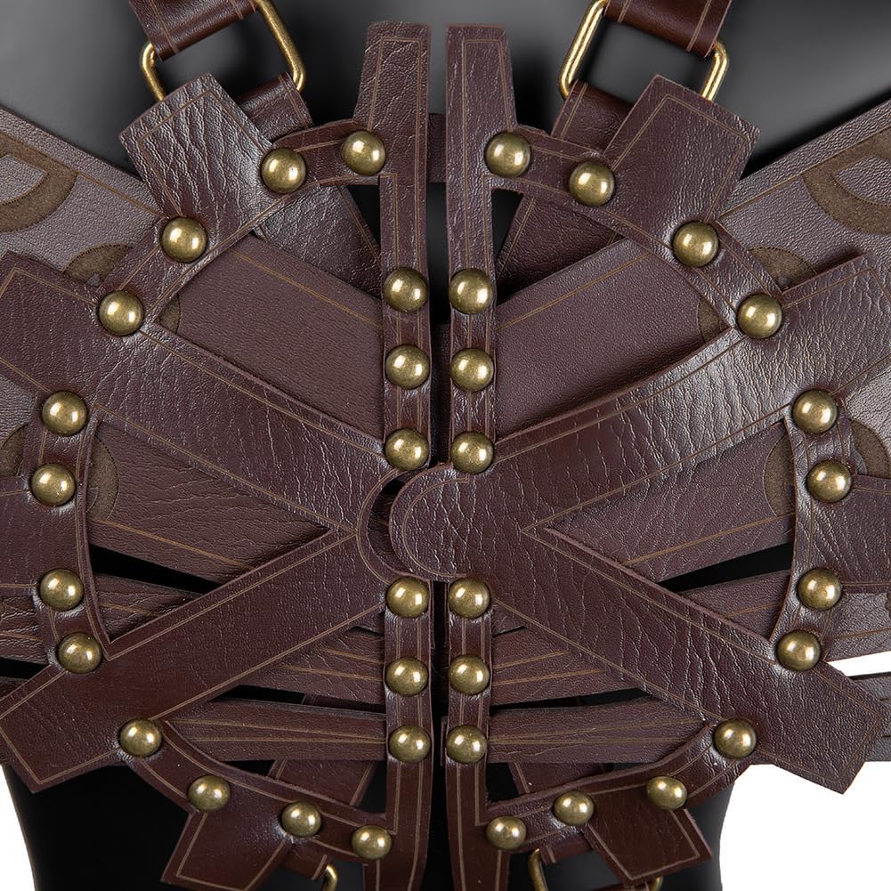 Steampunk Armor Harness – Gothic Wing Shoulder Chest Armor Cosplay Costume for Festival and Party