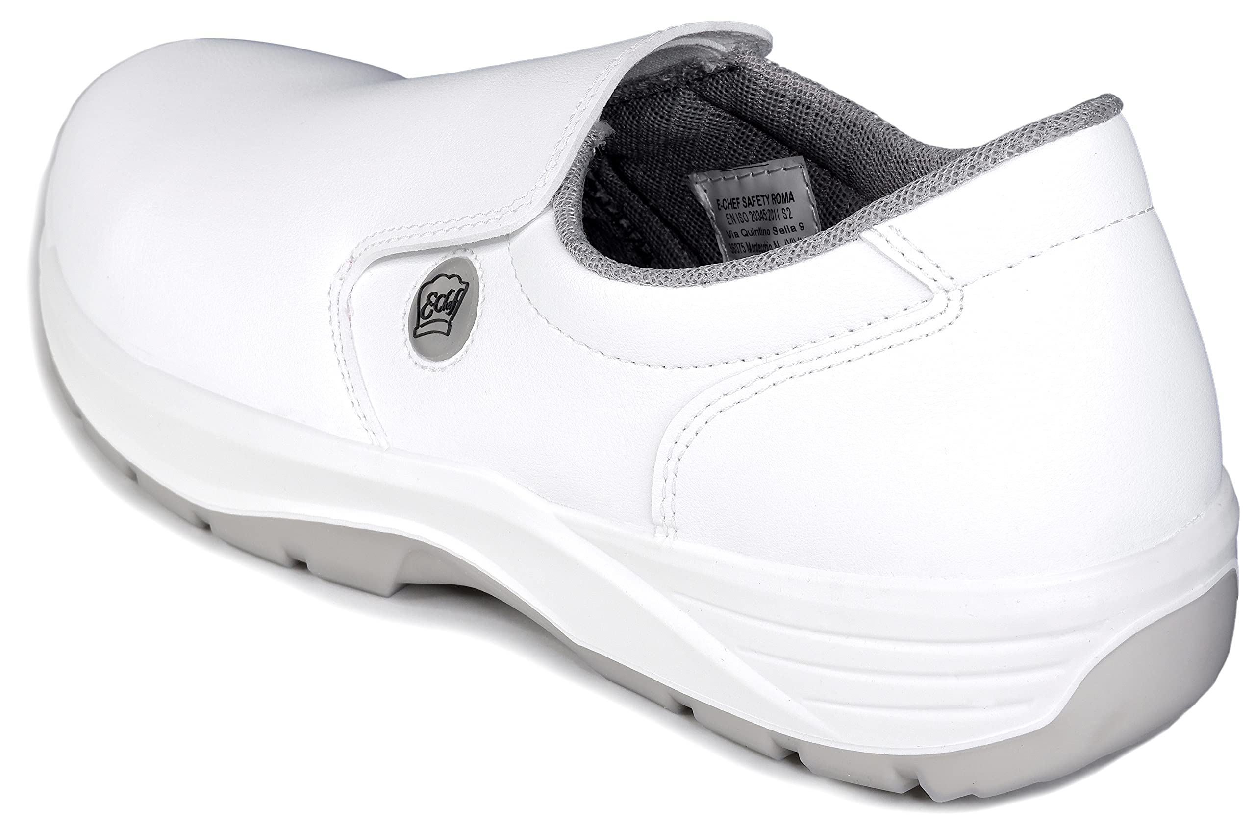 EuroRoutier E-Chef Roma Blanc - Chaussures de sécurité de Chef, Chaussures de Chef - Chaussures de Cuisine