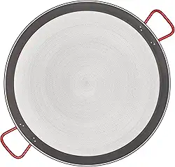 Garcima Frigideira de paella de aço carbono de 66 cm, 65 cm