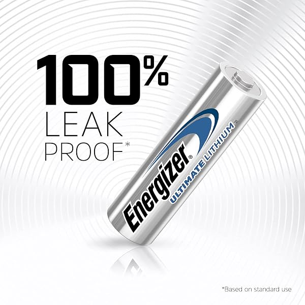 Energizer Ultimate Lithium AA Batteries (4 Pack) - World's Longest Lasting Double A Battery - Ideal For High Drain Devices - 100% Recyclable Plastic Free Packaging - 25 Year Shelf Life - 3