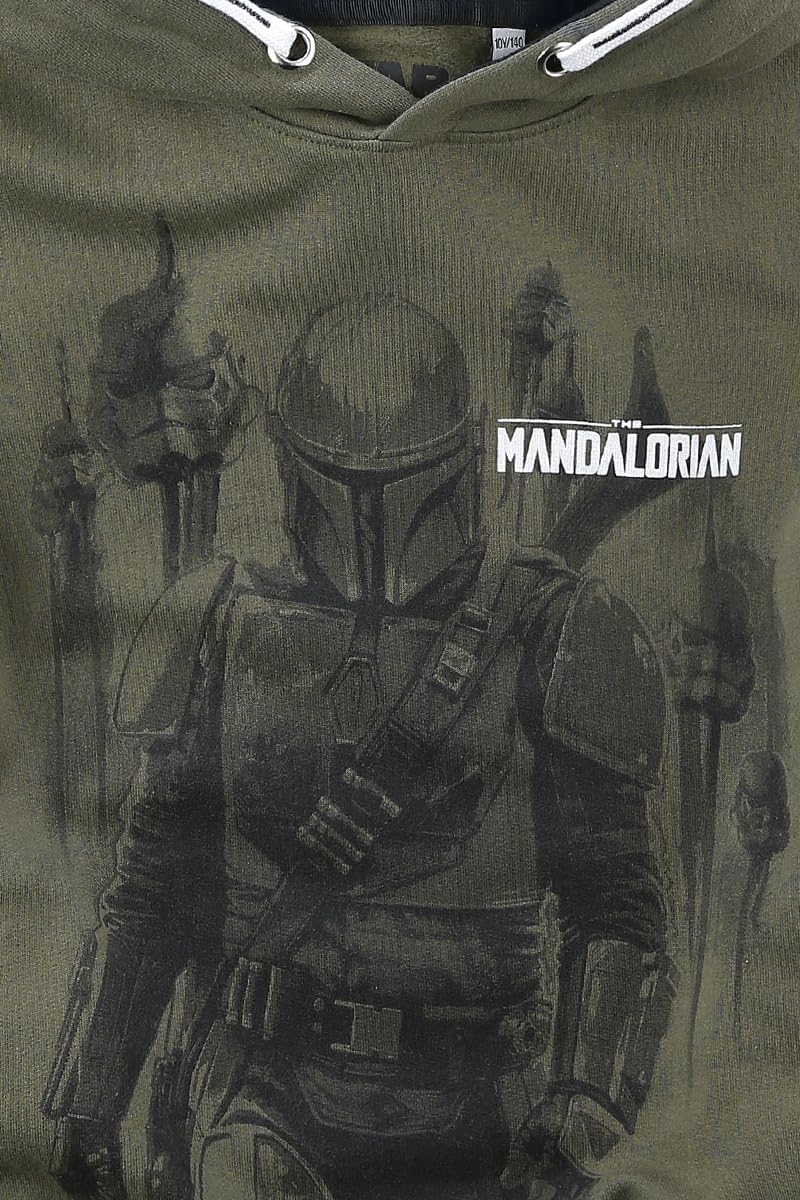 Star Wars Kids - The Mandalorian - Bounty Hunter Unisex Kapuzenpullover Khaki